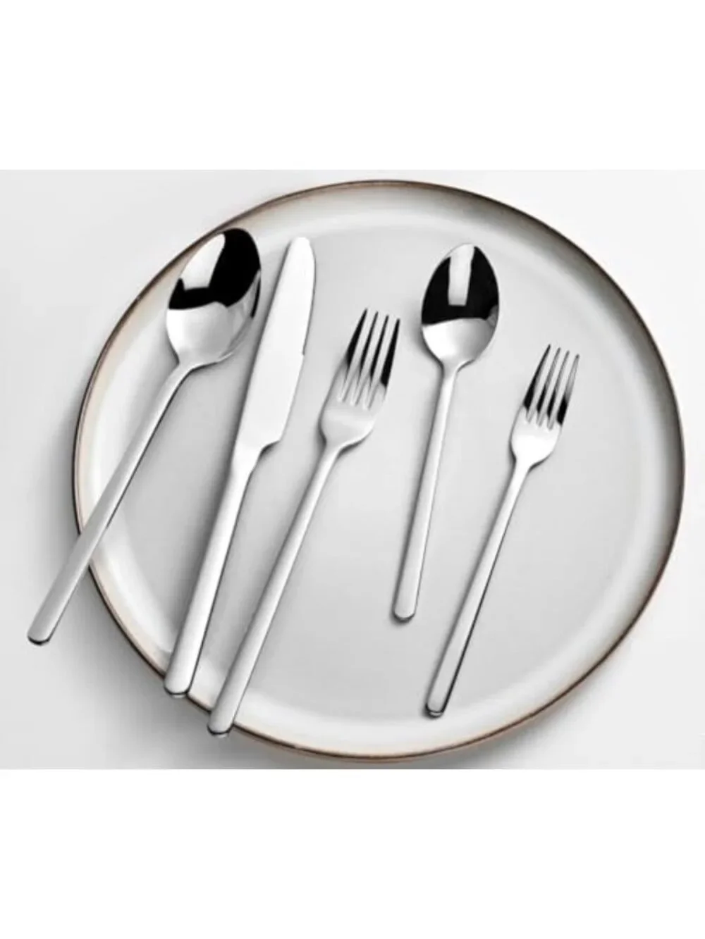 10-Piece Stainless Steel Silverware Set for 2 | Dishwasher Safe Flatware Cutlery